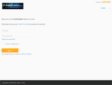 Tablet Screenshot of ifundtraders.omnovia.com